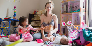 mom's postpartum depression photos
